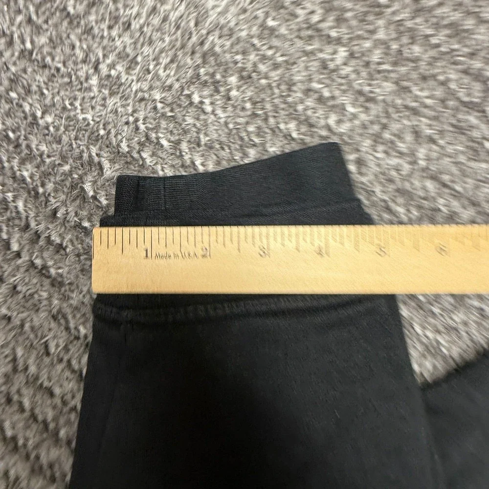 VTG Nike Womens Joggers Sweatpants Size S Black Logo Cuffed Ankle Athletic Pants
